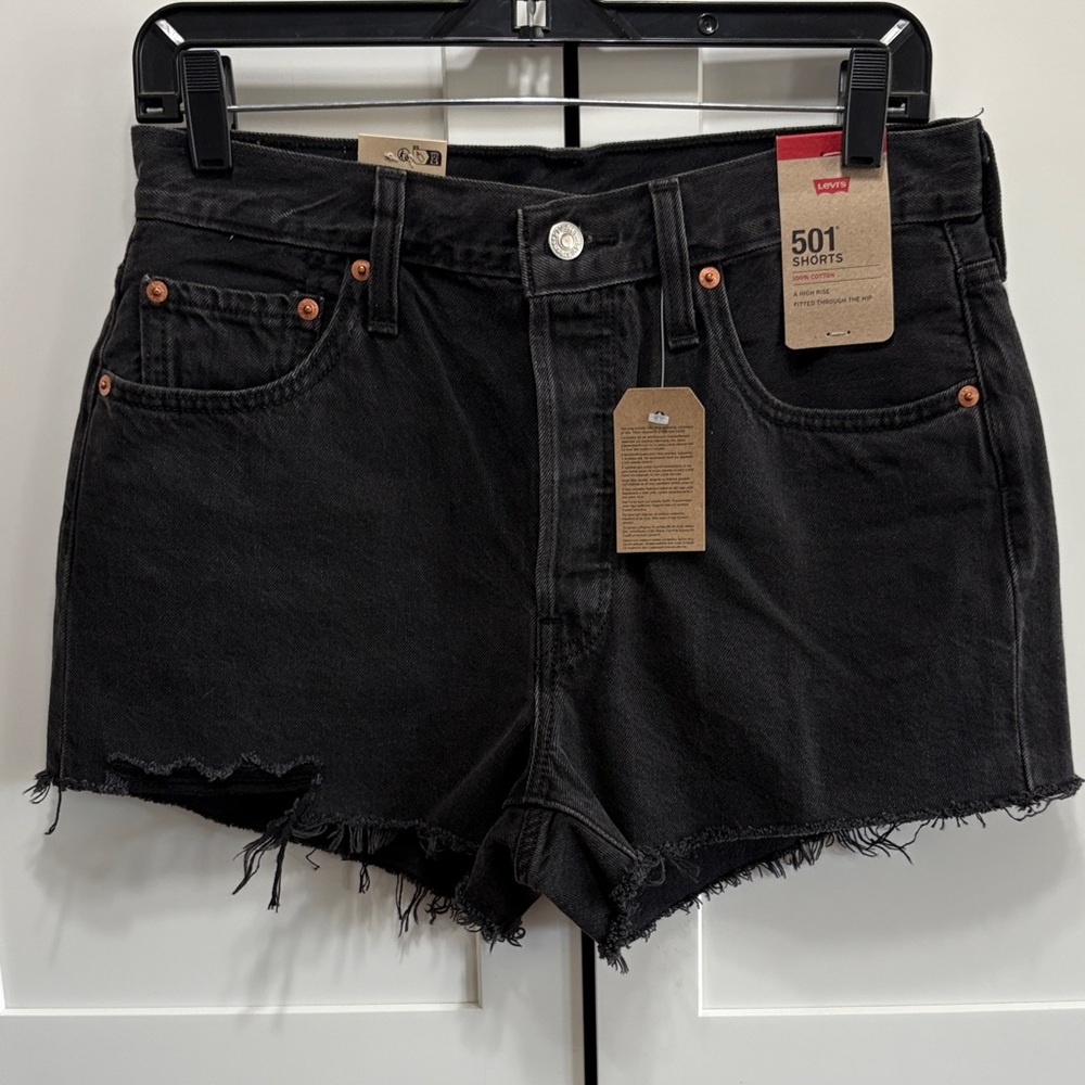 Levi’s 501 black denim jeans 100% cotton NEW